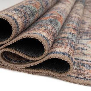 Soft Washable Blue Regency Rug - Dorothea