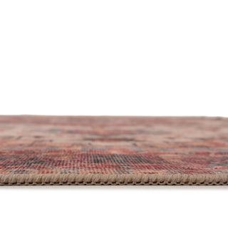 Soft Washable Red Antique Rug - Eliza