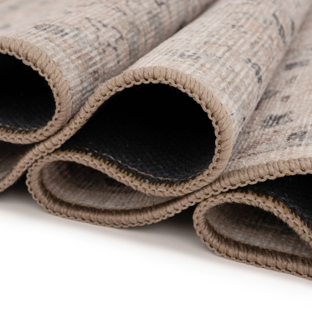 Soft Washable Cream Distressed Rug - Elnora