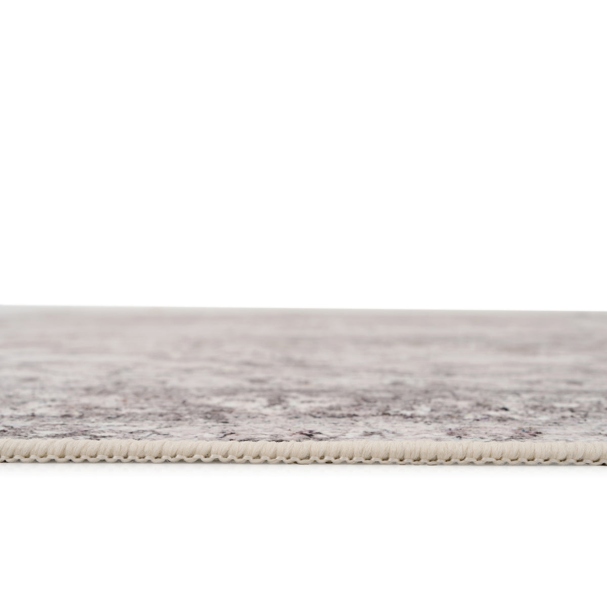 Soft Washable Vintage Greige Runner - Elsie