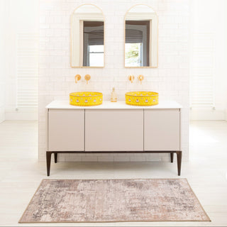 Soft Washable Distressed Doormat - Ernest