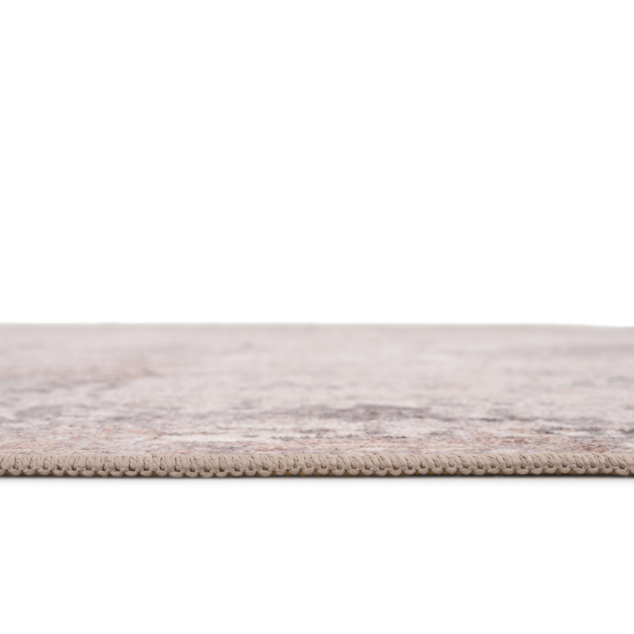 Soft Washable Distressed Greige Rug - Ernest