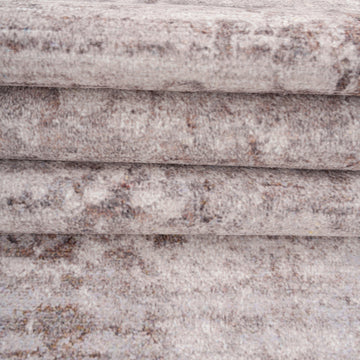 Soft Washable Distressed Greige Runner - Ernest