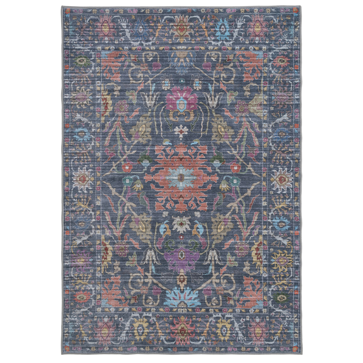 Soft Washable Wildflower Rug - Francine