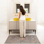 Soft Washable Wildflower Bathroom Mat - Francine