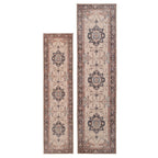 Soft Washable Blue Heritage Runner - Hazel