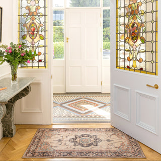 Soft Washable Heritage Bathroom Mat - Hazel