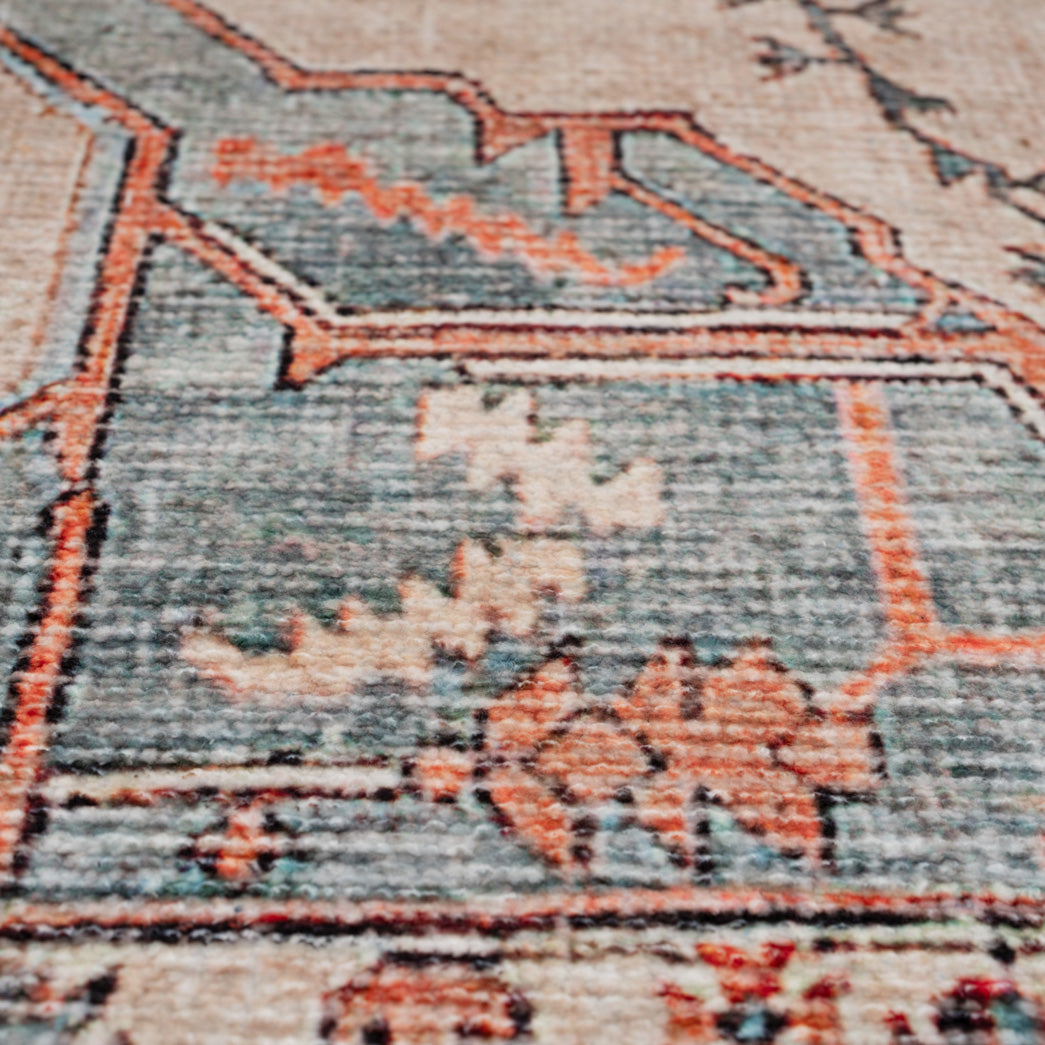 Soft Washable Heritage Bathroom Mat - Hazel