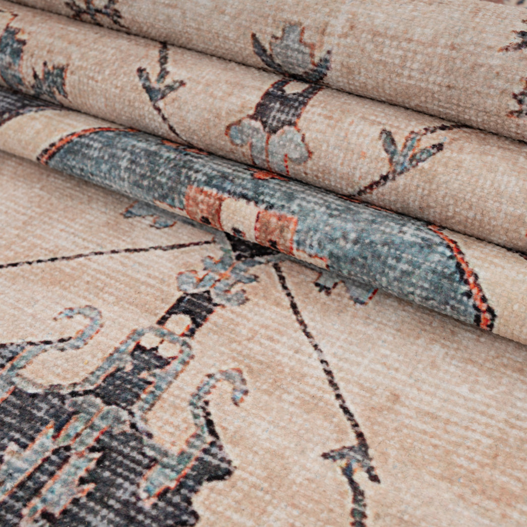 Soft Washable Heritage Bathroom Mat - Hazel