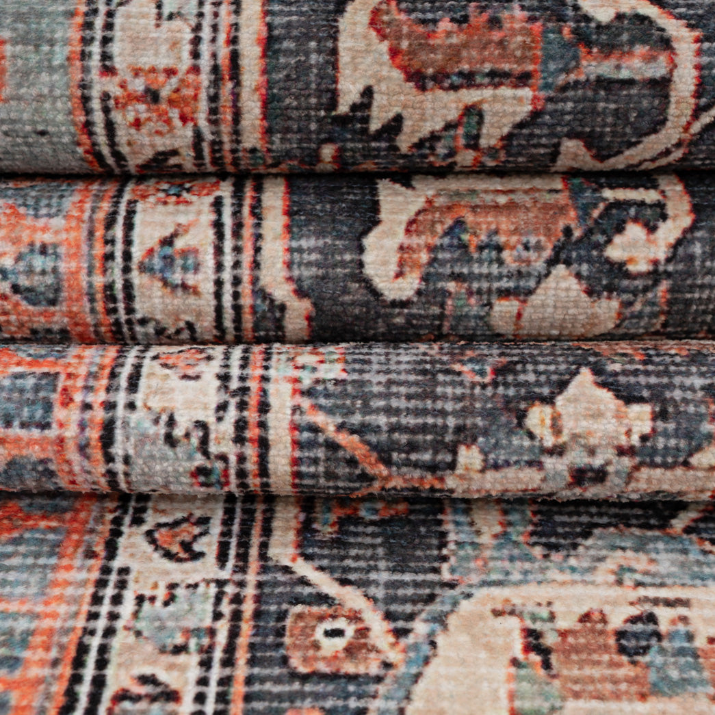 Soft Washable Heritage Bathroom Mat - Hazel