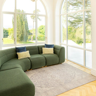 Soft Washable Vintage Beige Rug - Mariana