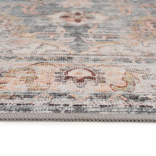 Washable Blue Vintage Runner - Serene