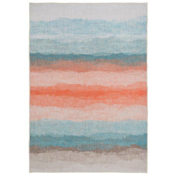 Soft Washable Multicolour Abstract Rug - Solene