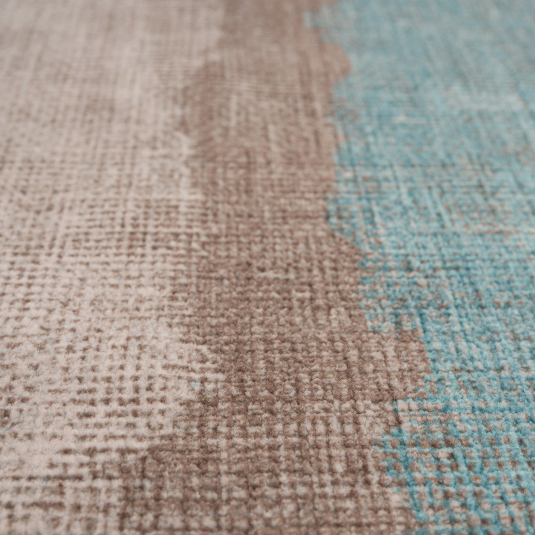 Soft Washable Multicolour Abstract Runner - Solene