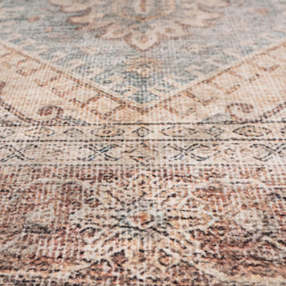 Washable Blue Heritage Rug - Sonder