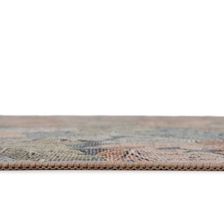 Soft Washable Green Leaf Print Rug - Sylvan