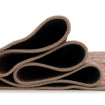 Soft Washable Terracotta Medallion Runner - Verity