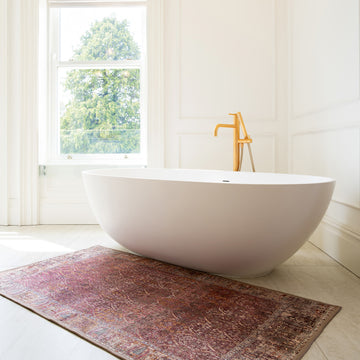 Soft Washable Red Bathroom Mat - Violet