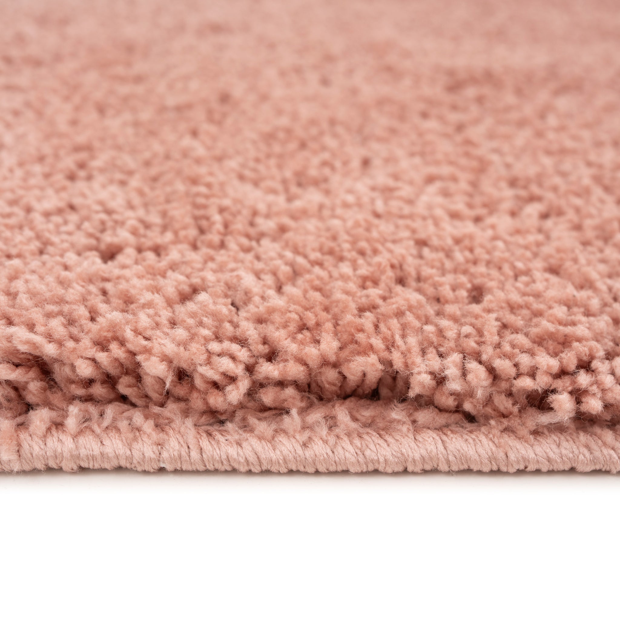 Soft Washable Blush Pink Shaggy Rug