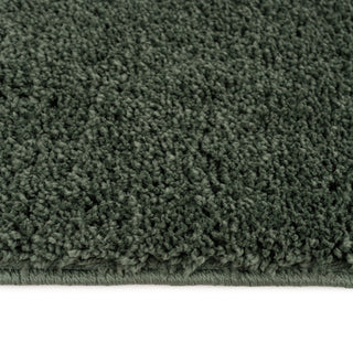Soft Washable Green Shaggy Rug