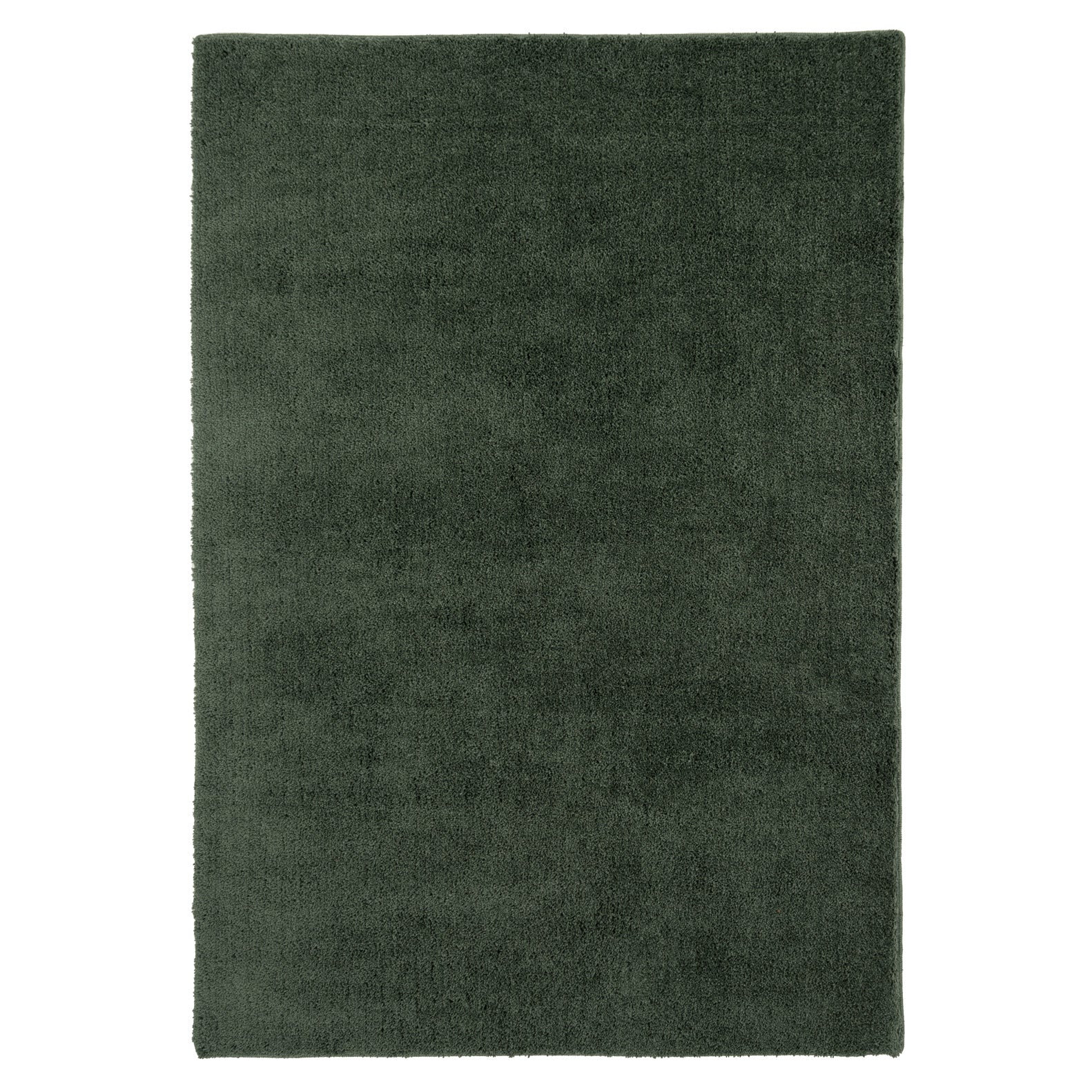 Soft Washable Green Shaggy Rug
