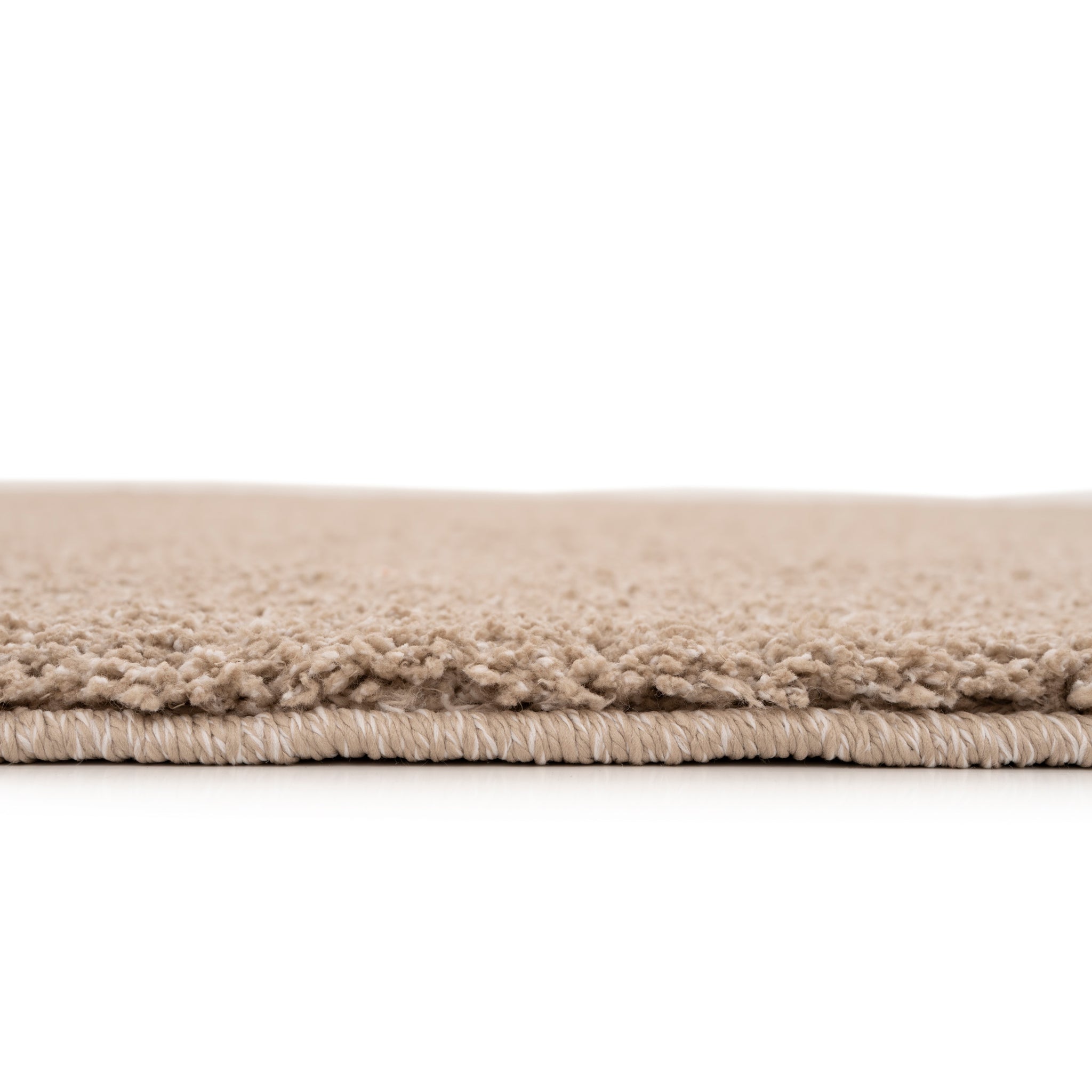 Soft Washable Beige Shaggy Rug