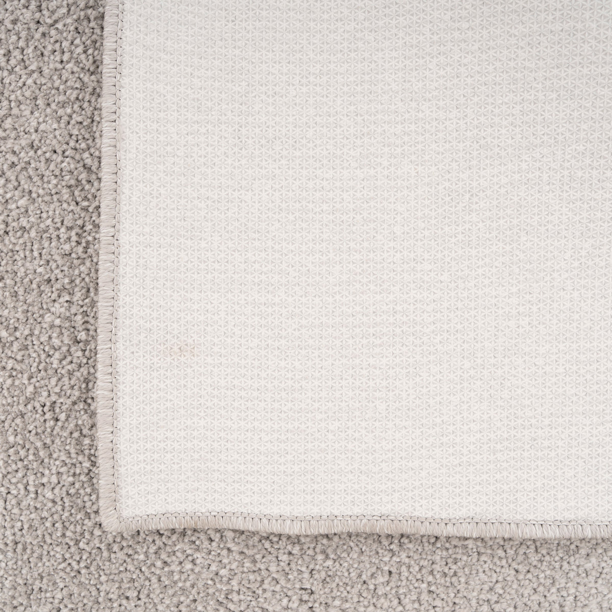 Soft Washable Silver Grey Shaggy Rug