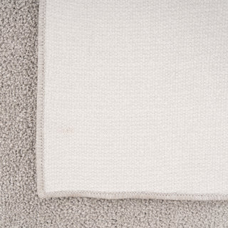 Soft Washable Silver Grey Shaggy Rug