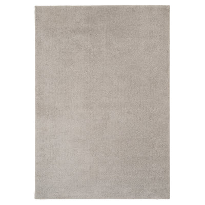 Soft Washable Silver Grey Shaggy Rug