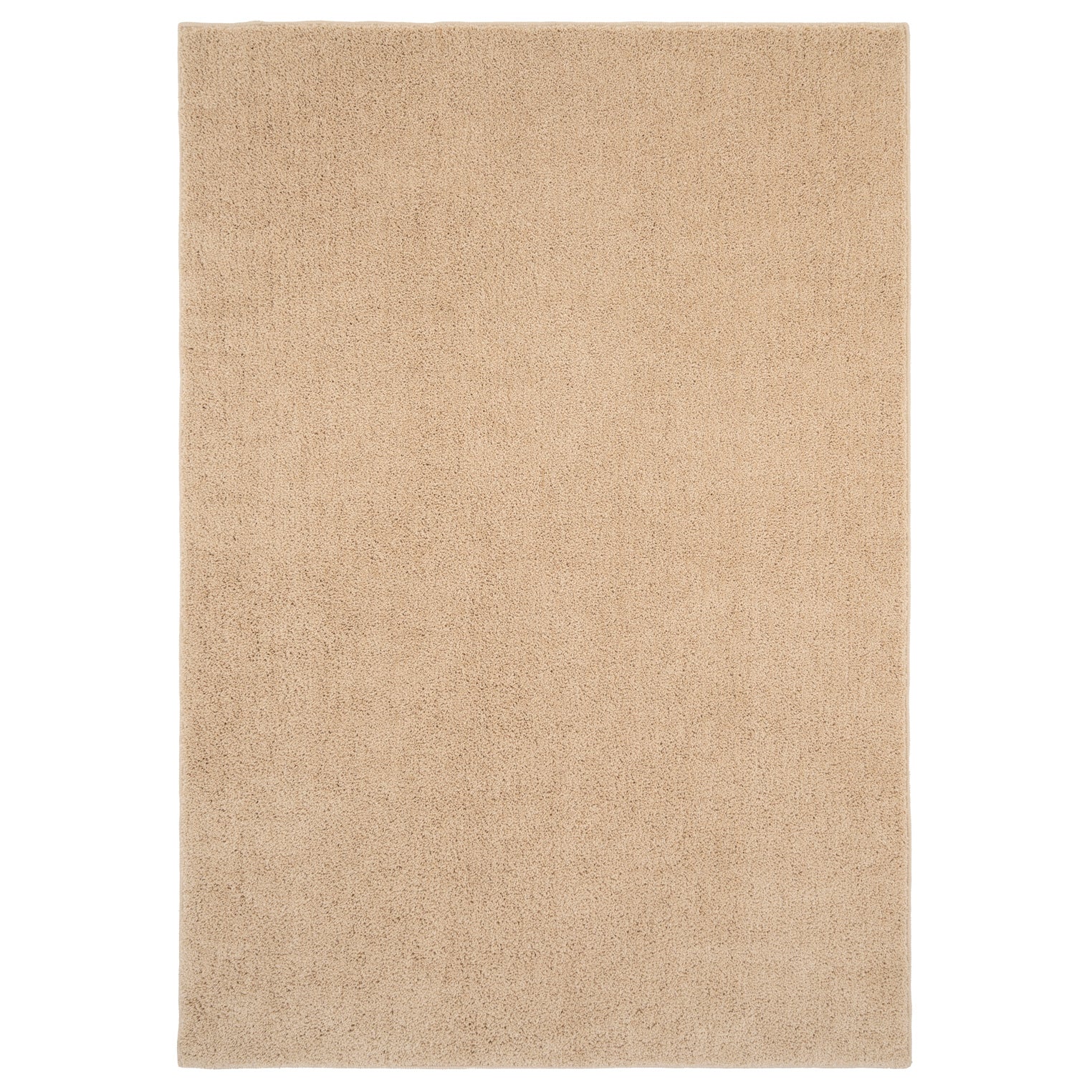 Soft Washable Cream Shaggy Rug