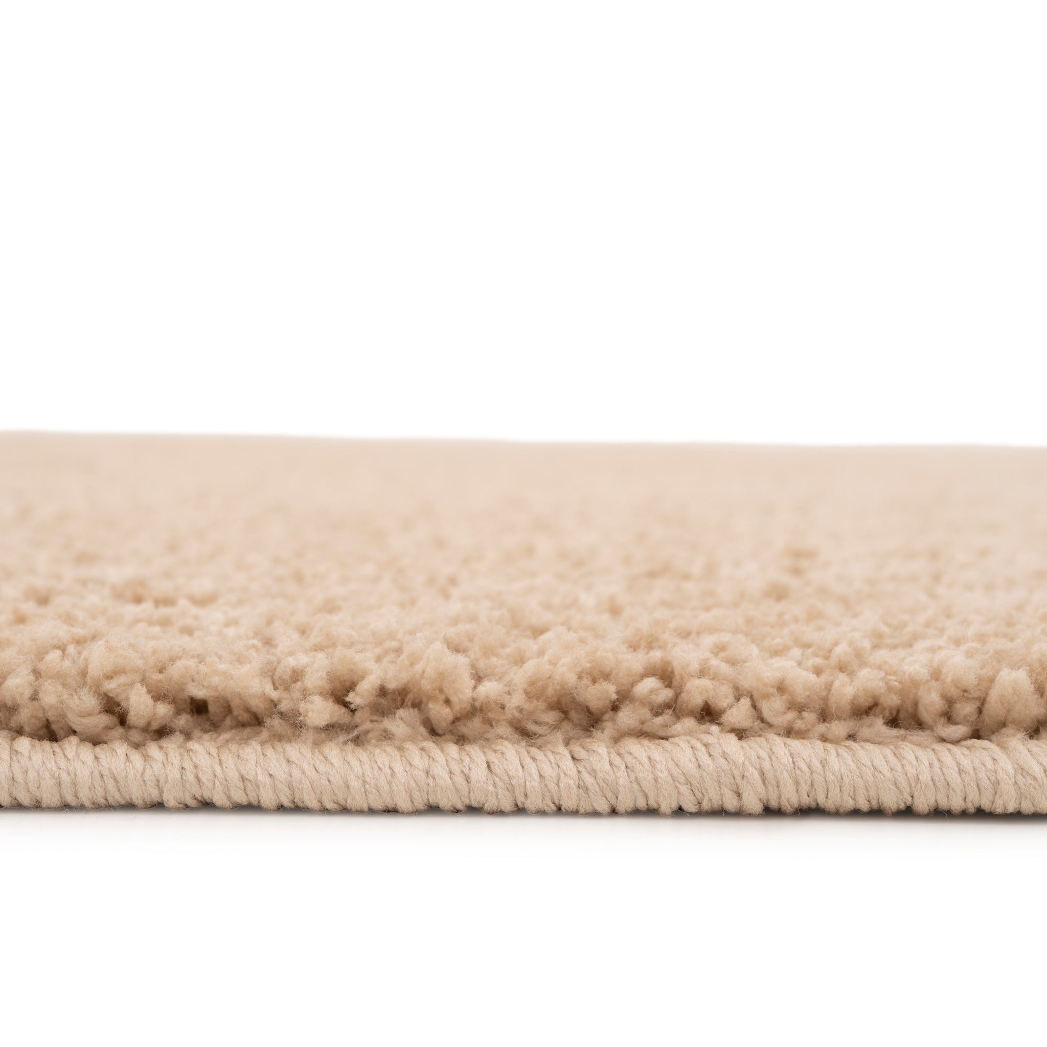 Soft Washable Cream Shaggy Rug