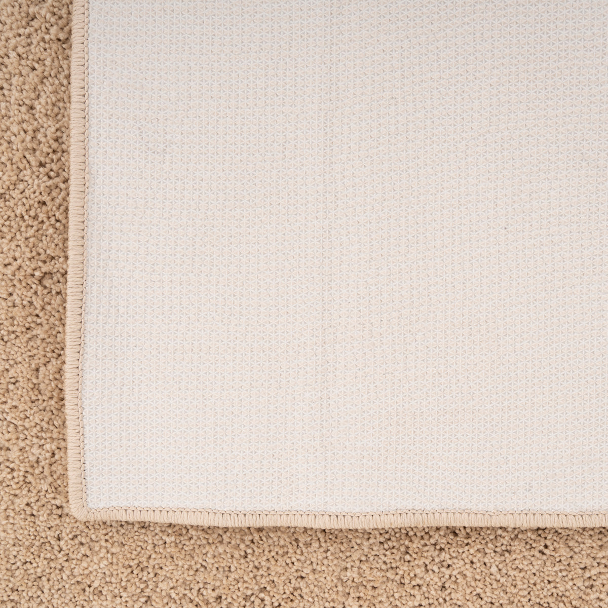 Soft Washable Cream Shaggy Rug