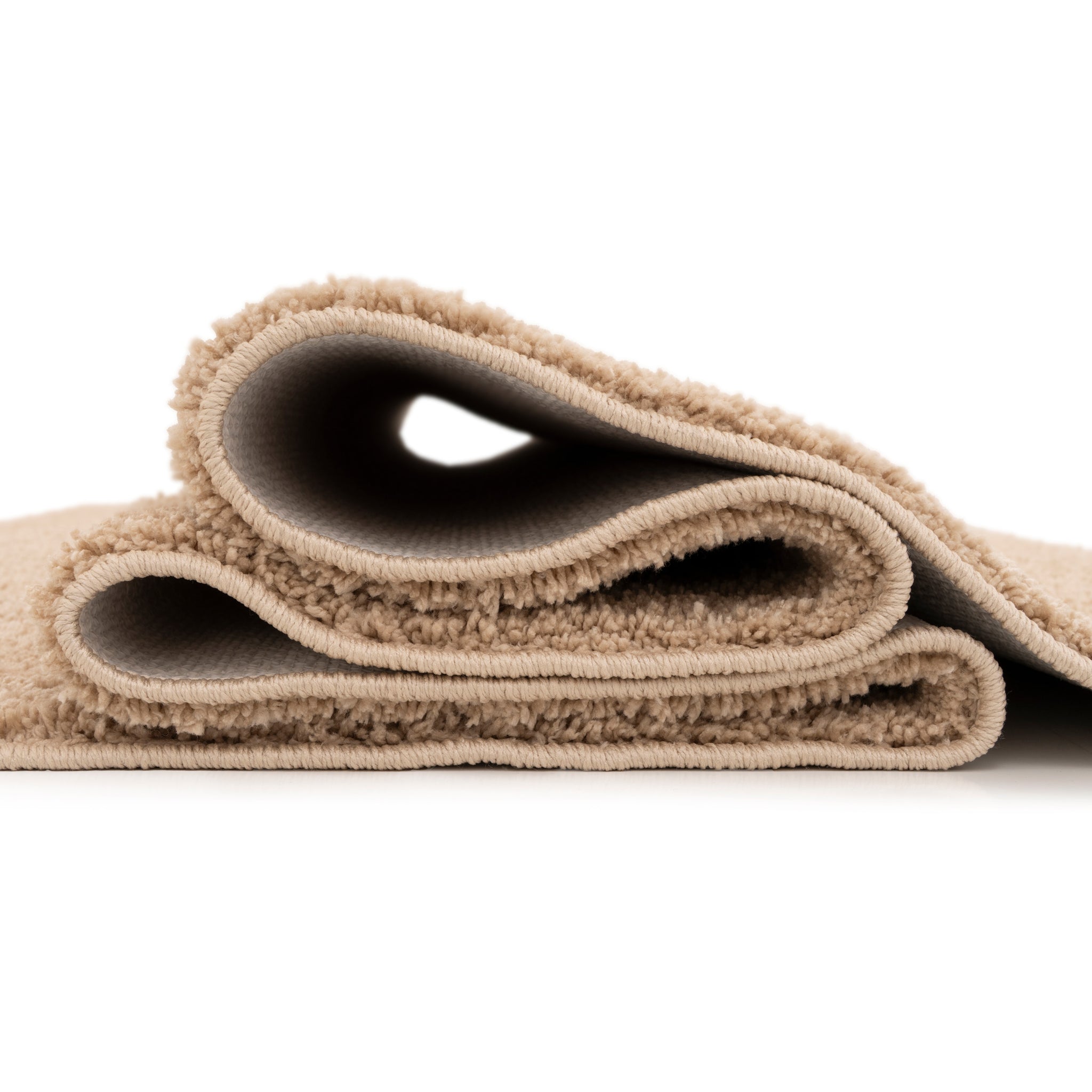 Soft Washable Cream Shaggy Rug