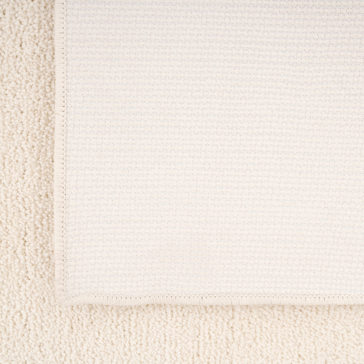 Soft Washable Light Cream Shaggy Rug