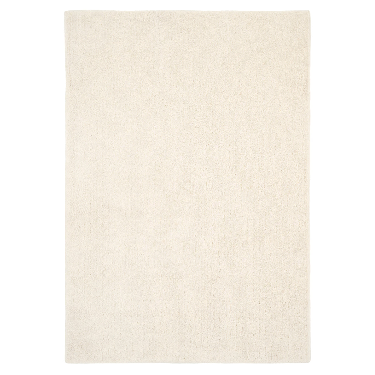 Soft Washable Light Cream Shaggy Rug