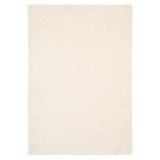 Soft Washable Light Cream Shaggy Rug