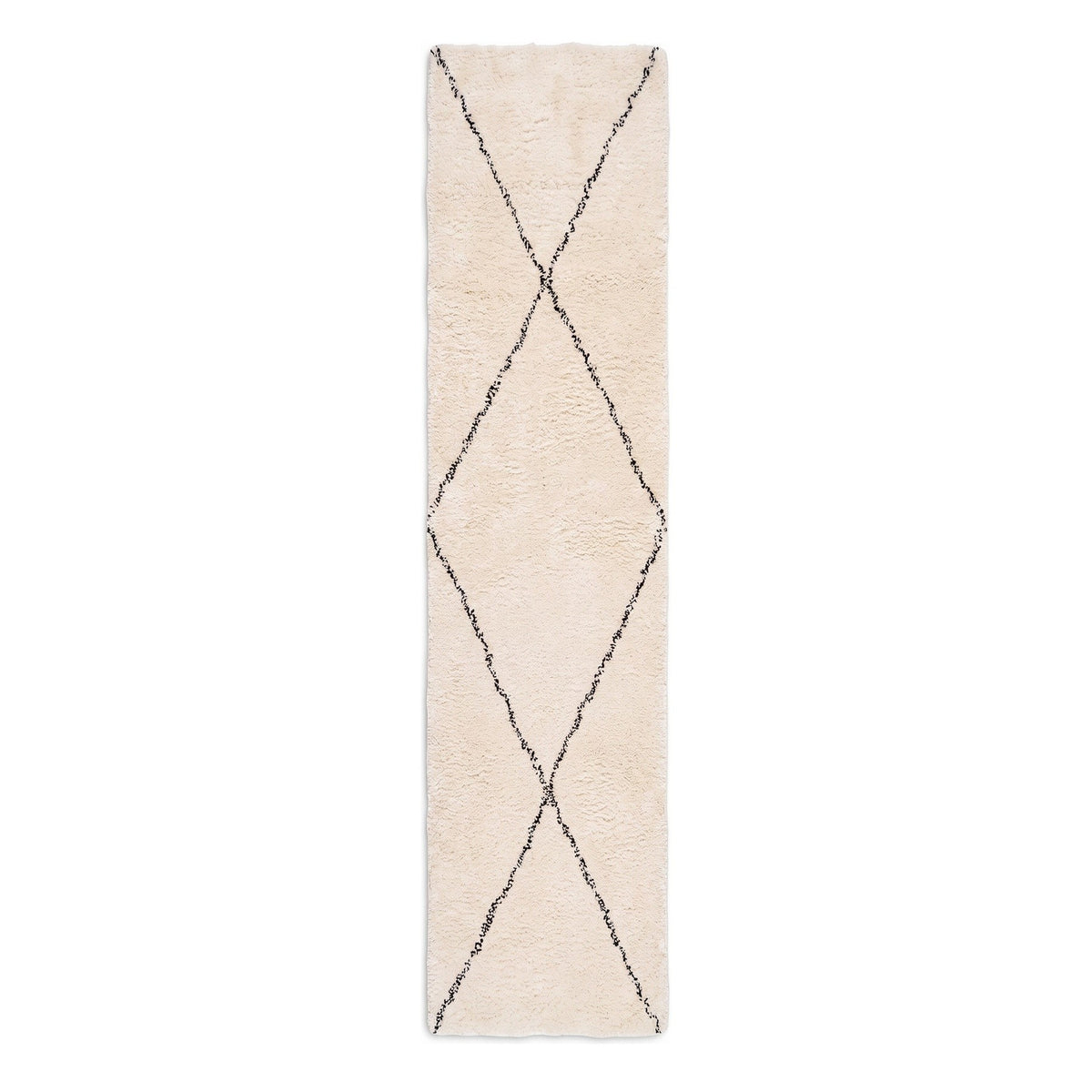 Soft Washable Moroccan Shaggy Runner - Zina