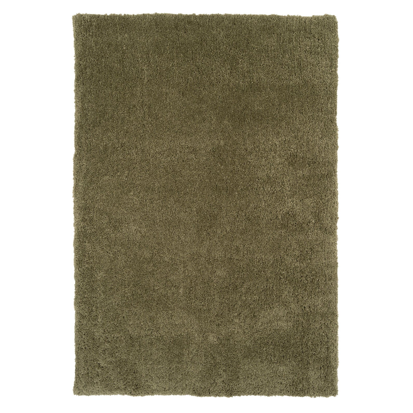 Premium Washable Shaggy Olive Green Rug