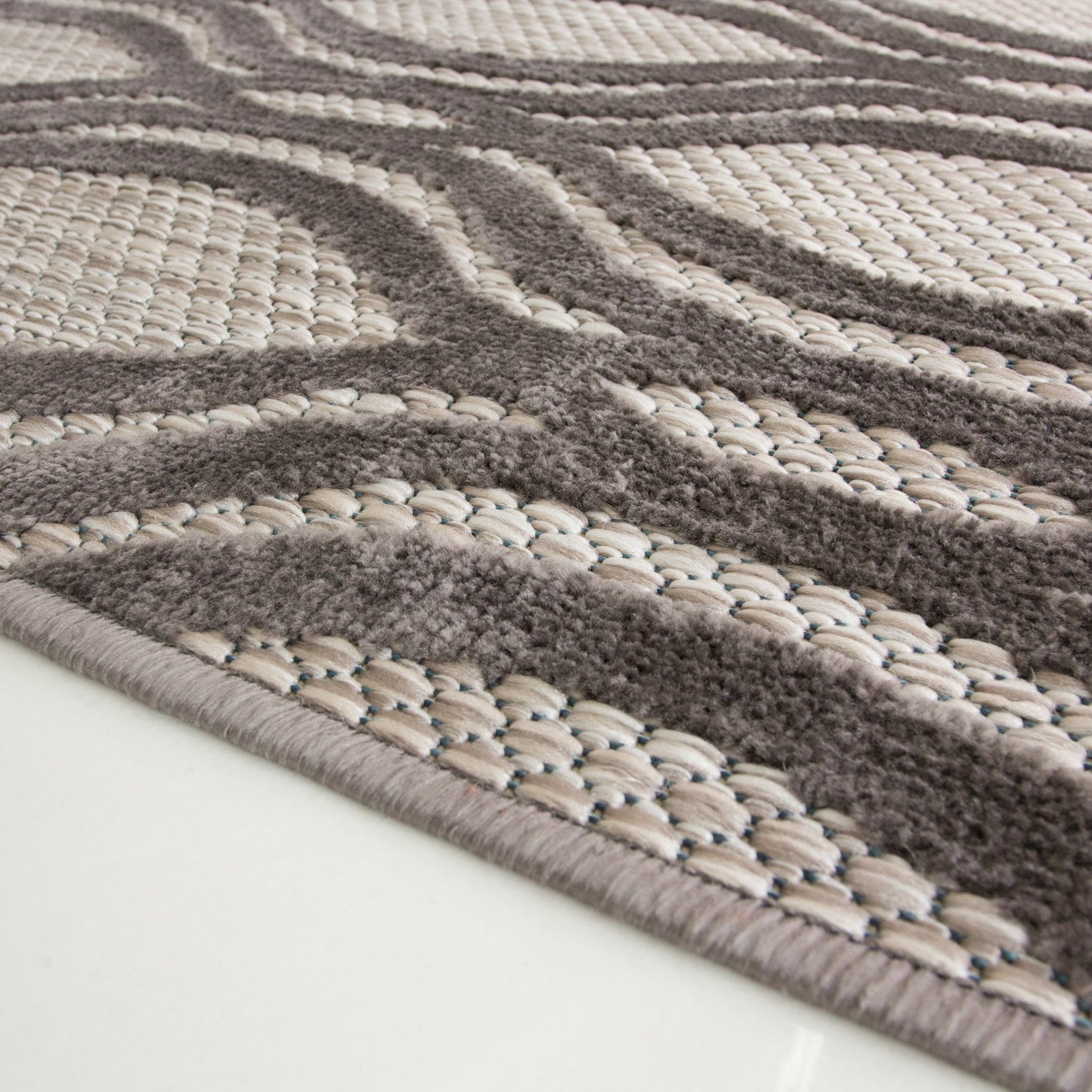 Outdoor Scandi Grey Rug