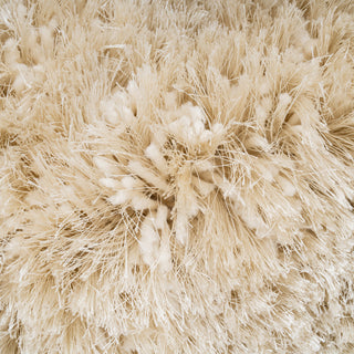 Plush Soft Ivory Shaggy Rug - Zia