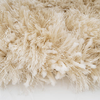 Plush Soft Ivory Shaggy Rug - Zia