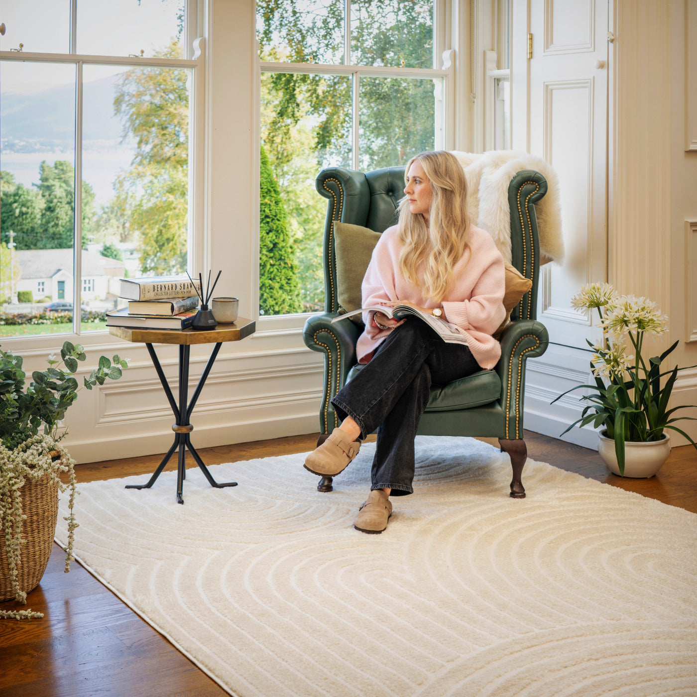 Soft Cream Boho Rug - Luma