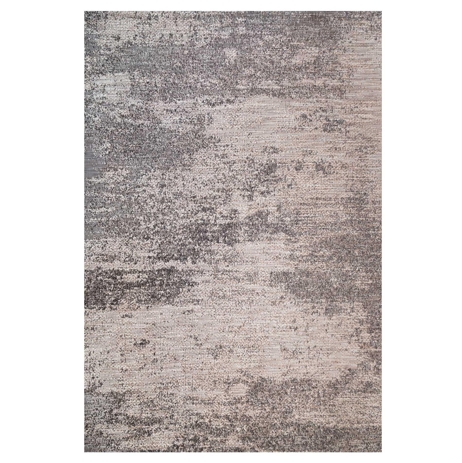 Abstract Textured Flatweave Area Rug