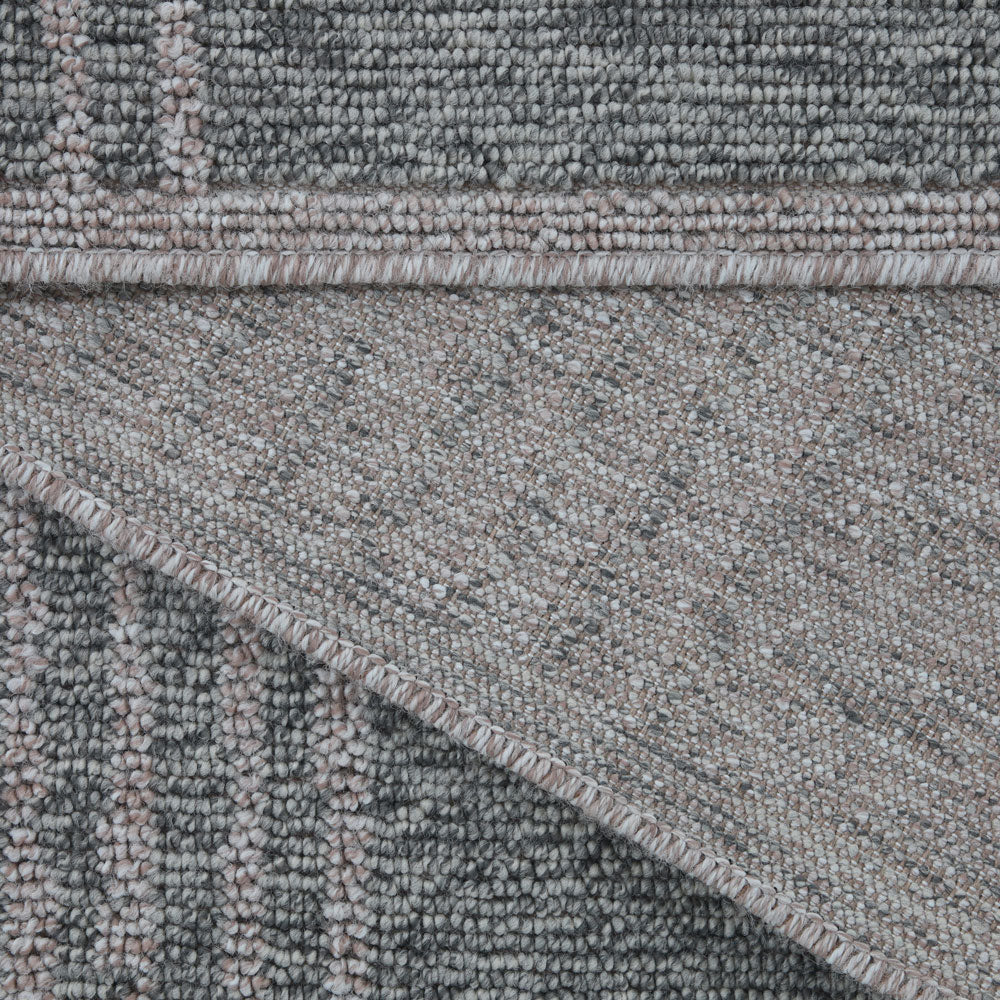 Abstract Grey Outdoor Rug - Reine