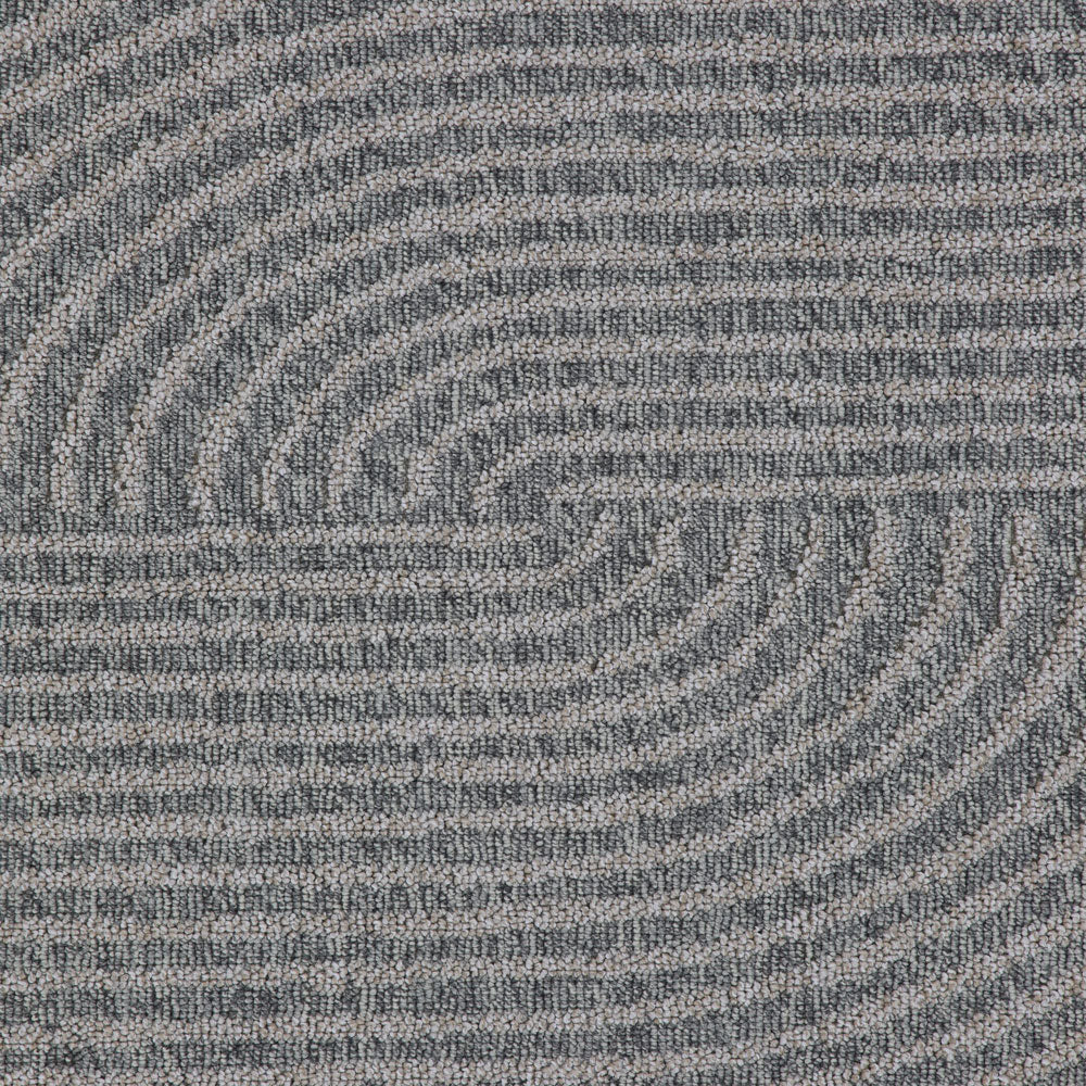 Abstract Grey Outdoor Rug - Reine