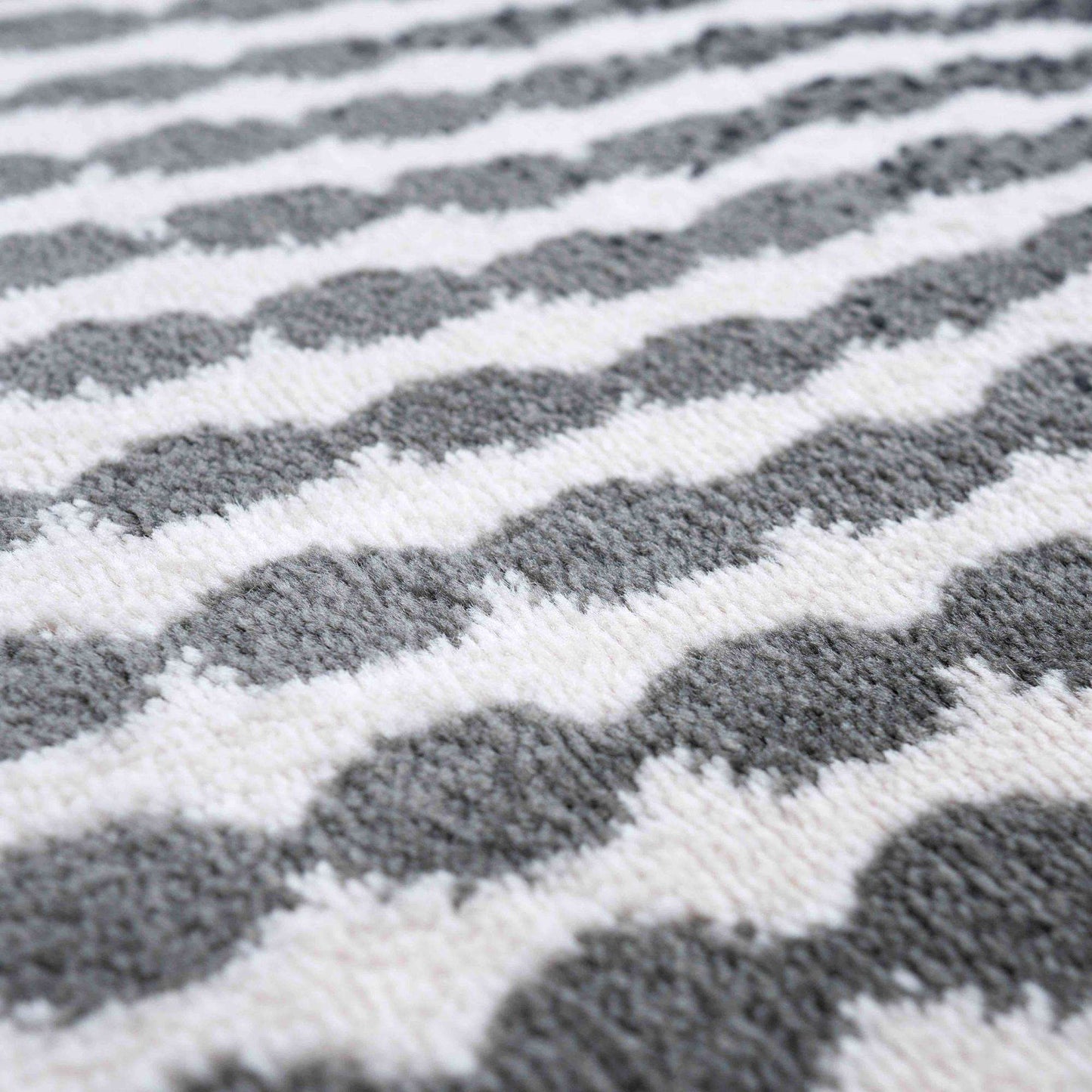 Modern Grey Spotted Ombre Effect Living Room Rug