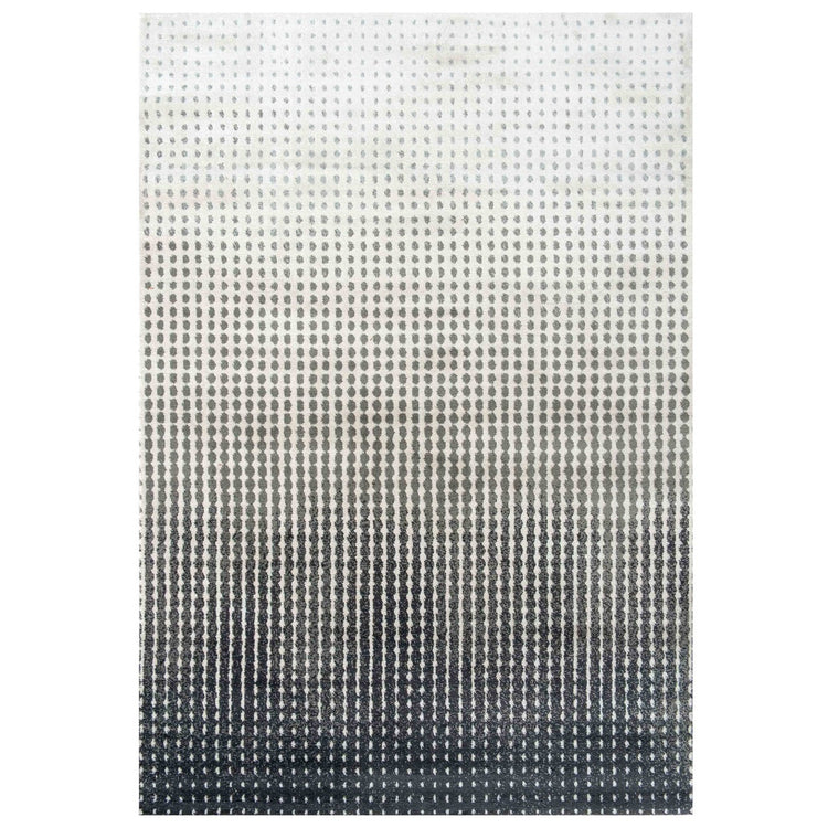 Modern Grey Spotted Ombre Effect Living Room Rug