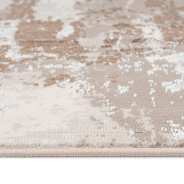 Elegant Beige Canvas Rug - Anala