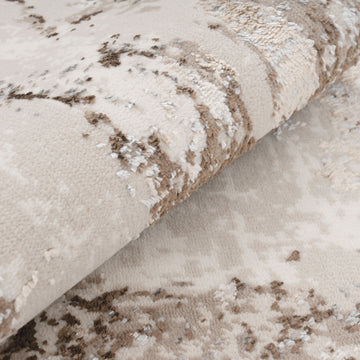 Elegant Beige Canvas Rug - Anala
