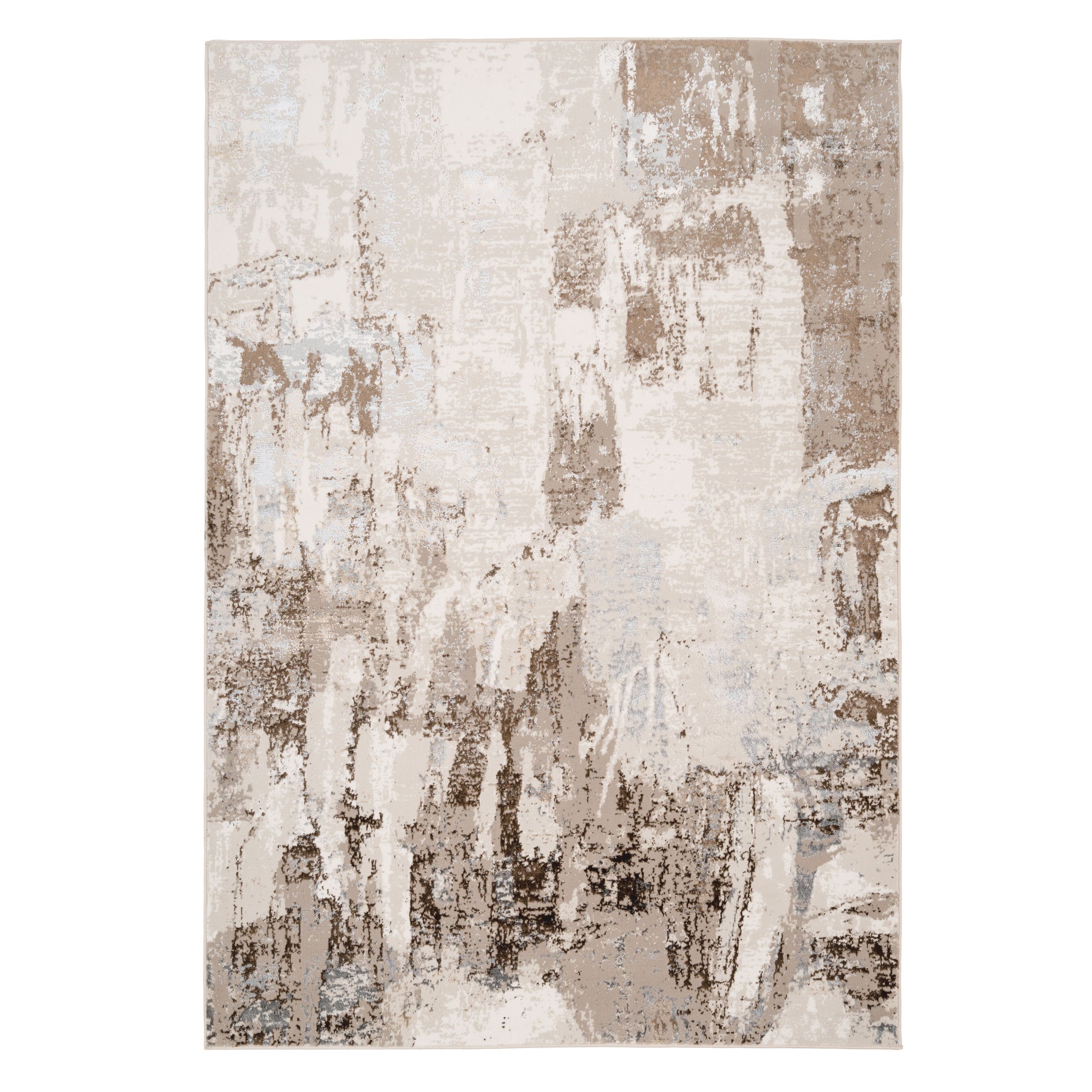 Elegant Beige Canvas Rug - Anala